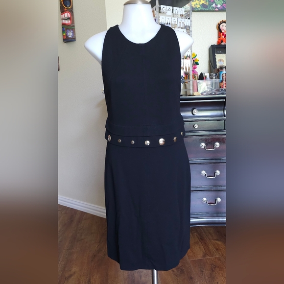 Versace Black Dress with Silver Accents - Picture 1 of 3